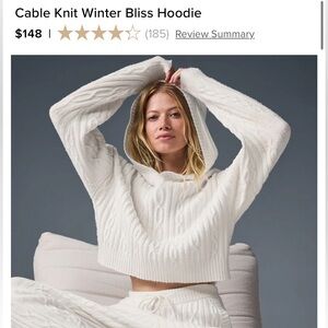 Cozy White Cable Knit Sweater